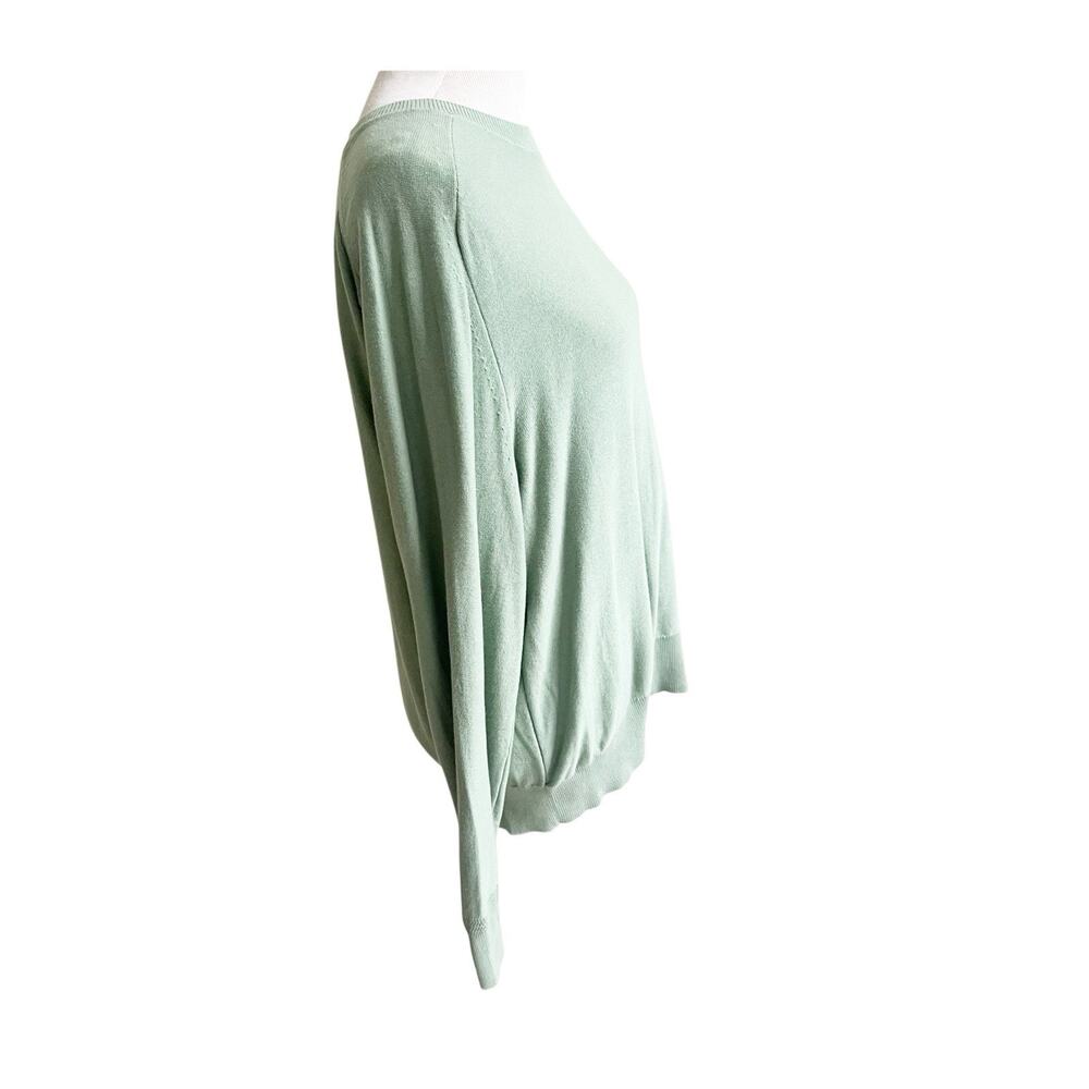 Rag & Bone Women’s Crewneck Lightweight Sweater In Pistachio Long Sleeve Minimal - Picture 2 of 11